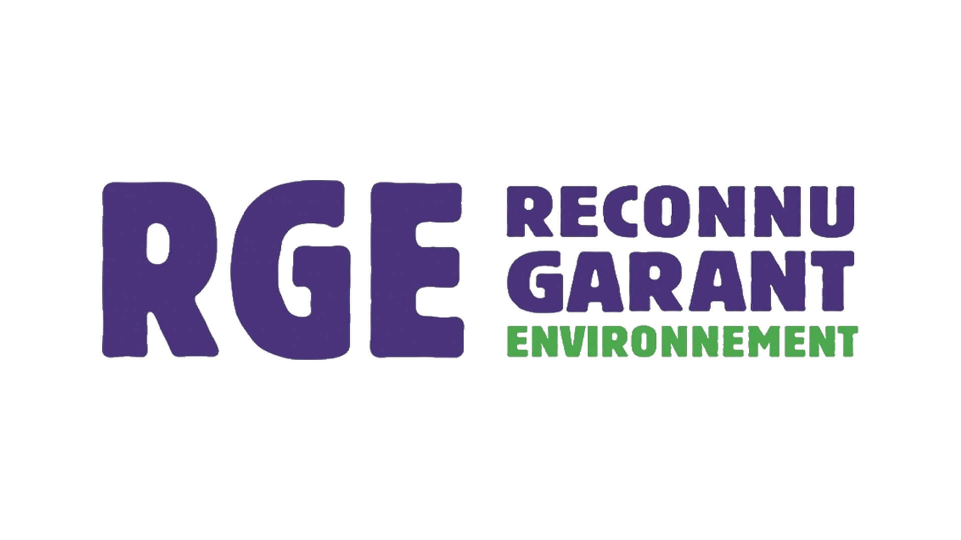 RGE - Reconnu Garant de l'Environnement